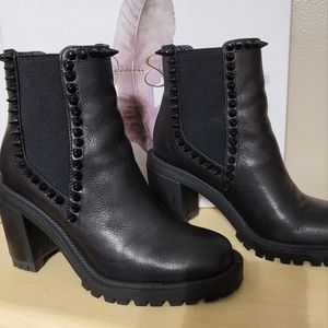 Jessica Simpson studded boots